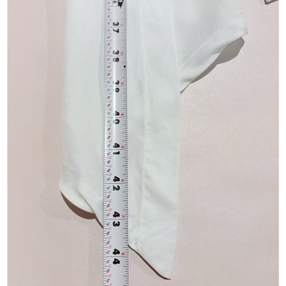 GERTIES 100% Tencel Open Longline Cardigan Ice Blue MEDIUM Lagenlook Minimalist - Picture 9 of 9